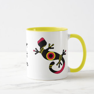 Taza Colorous Fun Gecko Lizard