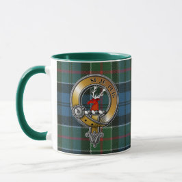 Taza Colquhoun Tartan & Badge