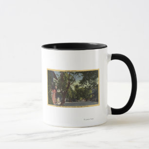 Taza Columbia, California - escena de la calle