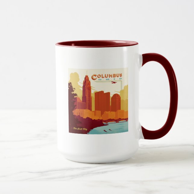 Taza Columbus Ohio | Ciudad del Arco (Derecha)
