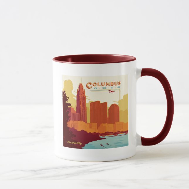 Taza Columbus Ohio | Ciudad del Arco (Derecha)