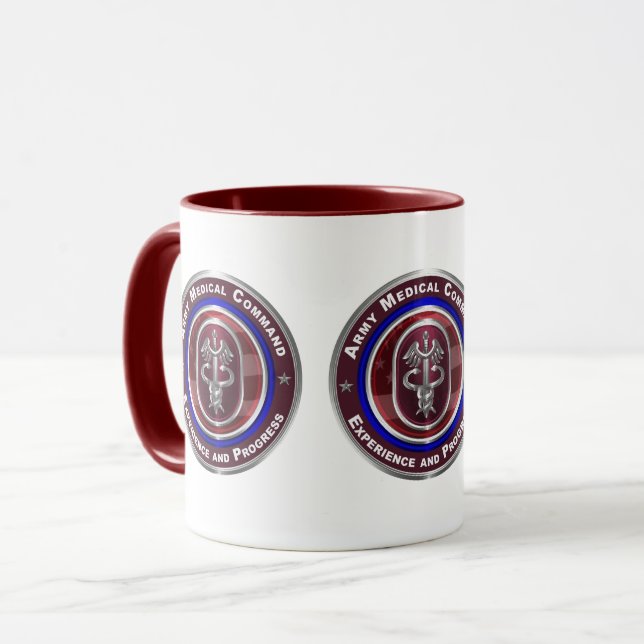Taza Comando Médico del Ejército MEDCOM  (Anverso izquierdo)