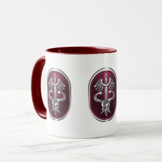 Taza Comando Médico del Ejército MEDCOM  (Anverso izquierdo)