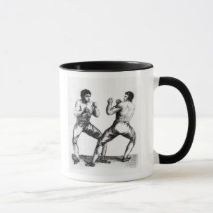 Taza Combate de boxeo