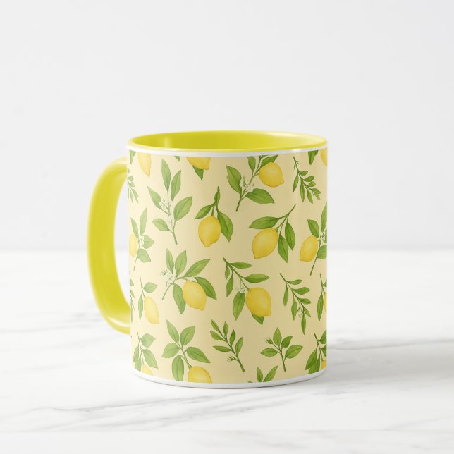 Taza Combinación botánica de limón  (Anverso izquierdo)