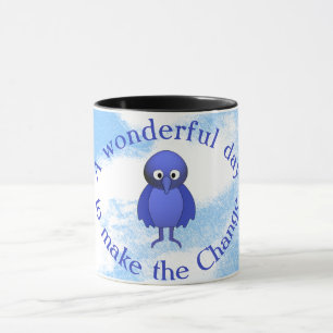 Taza Combinación de motivación de Bluebird