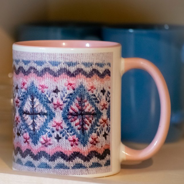 Taza Combinación de suéter (rosa) (Subido por el creador)