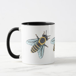 Taza combinada (11oz) - Abeja melífera