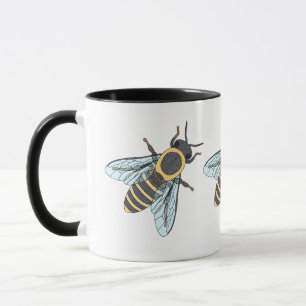 Taza combinada (11oz) - Abeja melífera