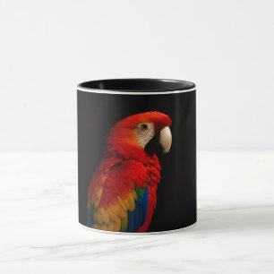 Taza combinada Black 4 Luxe con loro escarlata