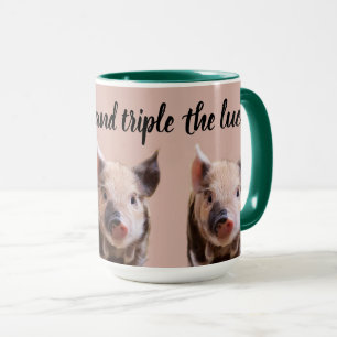 Taza combinada Cerditos Suerte