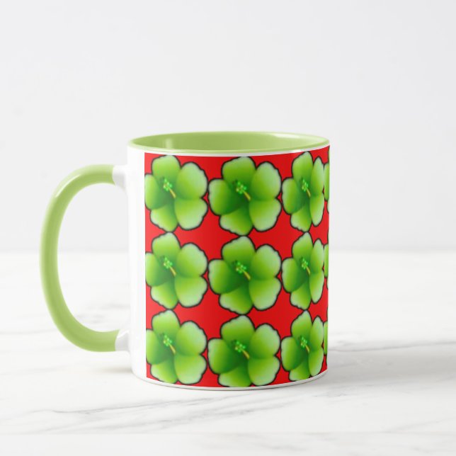 taza combinada colorida, tazón de diseño digital 3 (Izquierda)