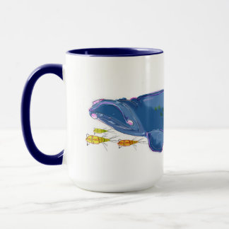 Taza combinada de 15oz "de la ballena derecha de
