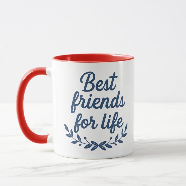 Taza combinada de amistad para toda la vida (Izquierda)
