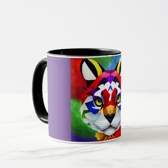 Taza combinada de centro morado y negro de Alexand (Anverso izquierdo)
