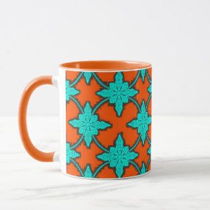 Taza Combinada de Diseño Digital Colorido - Tamaño