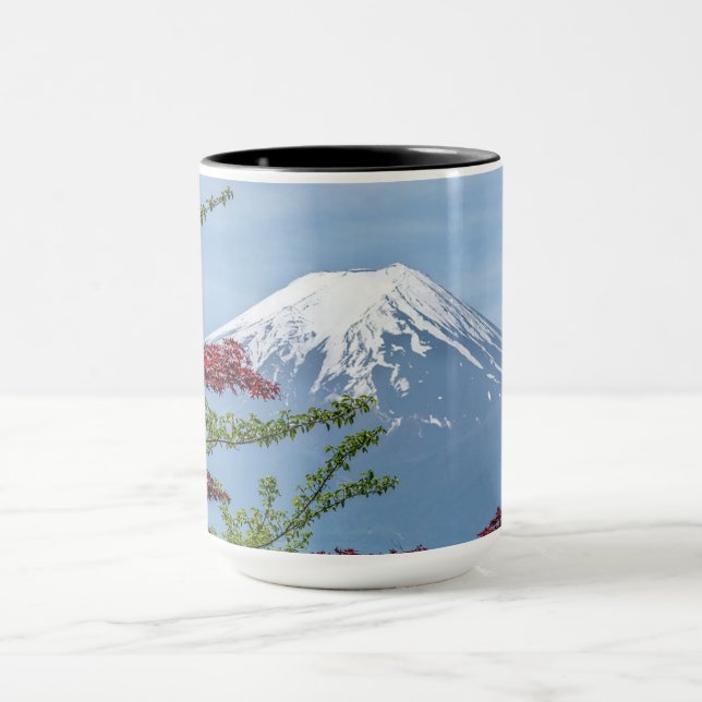 Taza combinada de encargo del monte Fuji (Centro)