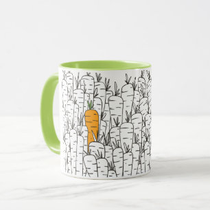 Taza combinada de la zanahoria