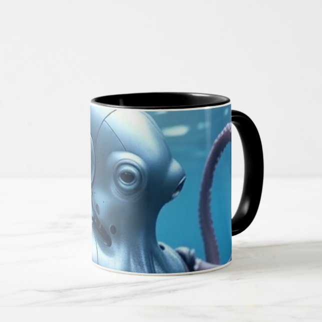 taza combinada de pulpo cibernético (Anverso derecho)