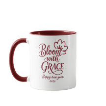 Taza combinada 'Florece con gracia – Año Nuevo 202