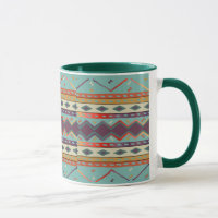 Taza combinada india del diseño del sudoeste