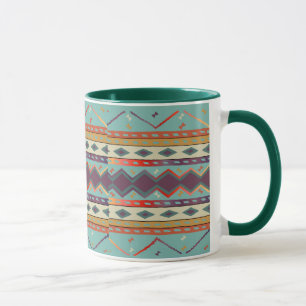 Taza combinada india del diseño del sudoeste