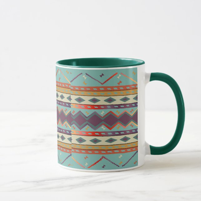 Taza combinada india del diseño del sudoeste (Derecha)