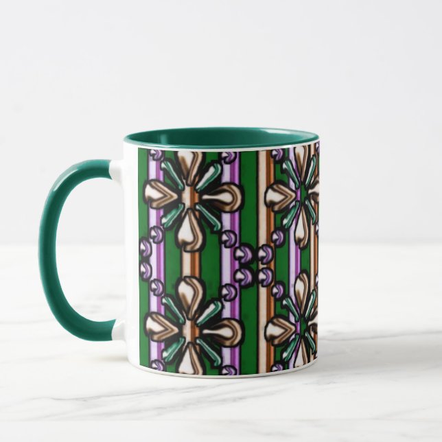 taza combinada, mug de diseño digital 3D (Izquierda)