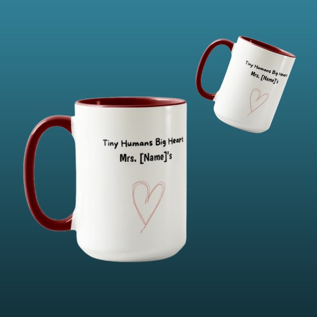 Taza Combinada Personalizada para Maestra de Prees (Subido por el creador)
