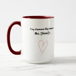 Taza Combinada Personalizada para Maestra de Prees