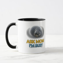 Taza Combinada Sello Divertido Pregúntale a Mamá E