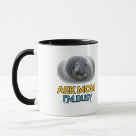Taza Combinada Sello Divertido Pregúntale a Mamá E