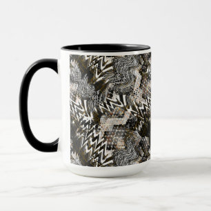 Taza Combinado, étnico, africano .