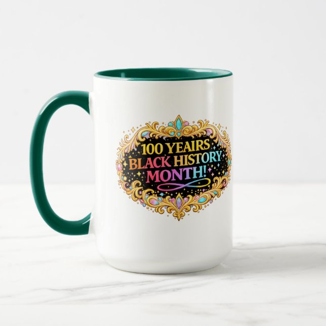 Taza Combo 100 Años de Historia Negra (Izquierda)