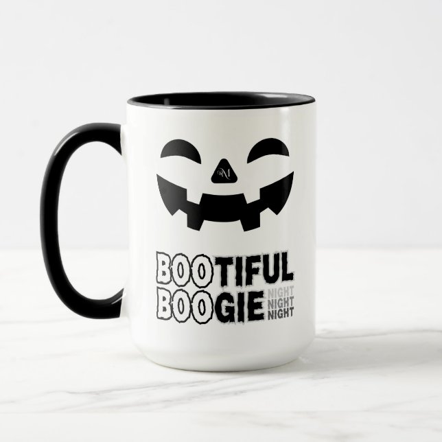 Taza Combo 15oz : Cara de HALLOWEEN (Izquierda)