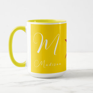 Taza Combo amarillo de marca con estilo Personalizable