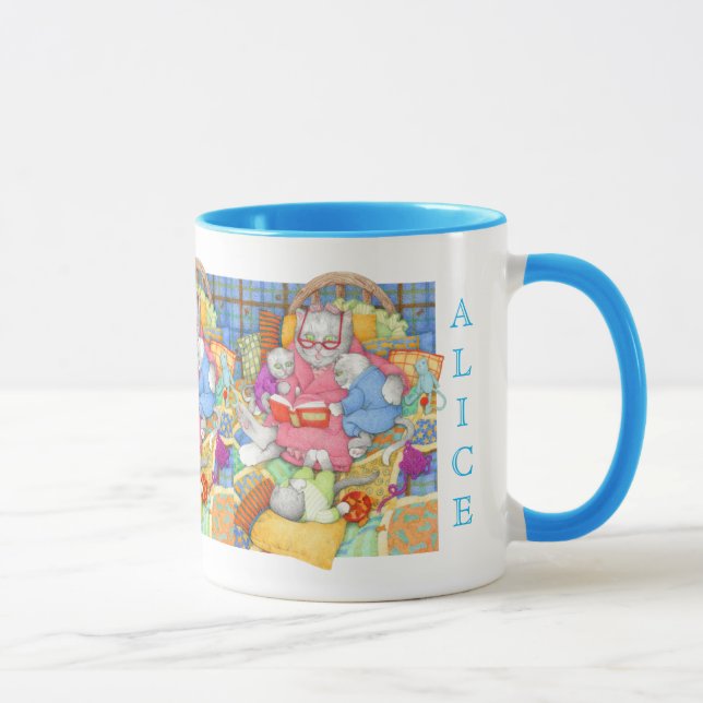 Taza Combo Azul de Cuento para Dormir (Derecha)