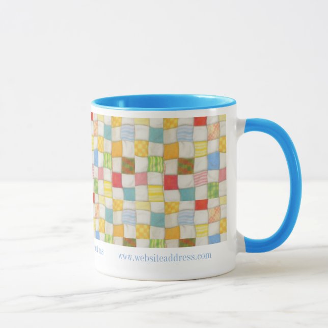 Taza Combo Azul de Identificación Comercial de Edr (Derecha)