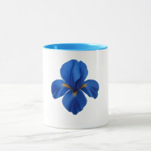 Taza Combo Azul - Flor Iris
