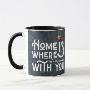 Taza Combo Corazón Cita Alma Gemela Romántica