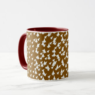 Taza Combo de árboles blancos marrones