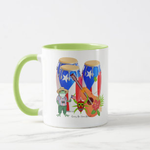 Taza Combo de Arte Cultural Puertorriqueño - 11 oz