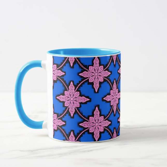 Taza Combo de Diseño Digital Colorido - Tamaño Per (Izquierda)