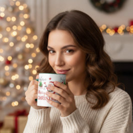Taza Combo de Feliz Navidad Cree en Santa