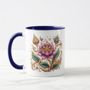 Taza Combo de flor motriz tailandesa