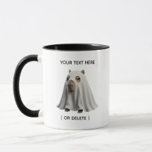 Taza Combo de Halloween de Capybara Fantasma Lindo