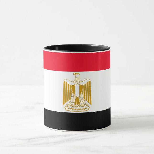 Taza Combo de la bandera egipcia (Centro)