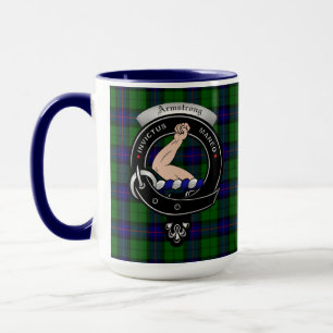 Taza Combo de la placa de clan Armstrong 15oz Mug
