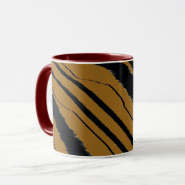 Taza Combo de marrón de impresión de animal negro marró