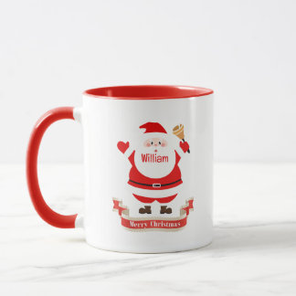 Taza Combo de Santa de Navidad Jingle Bell 